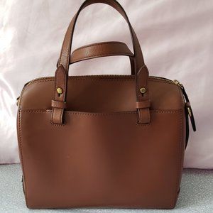 Fossil Rachel Satchel Crossbody Brown